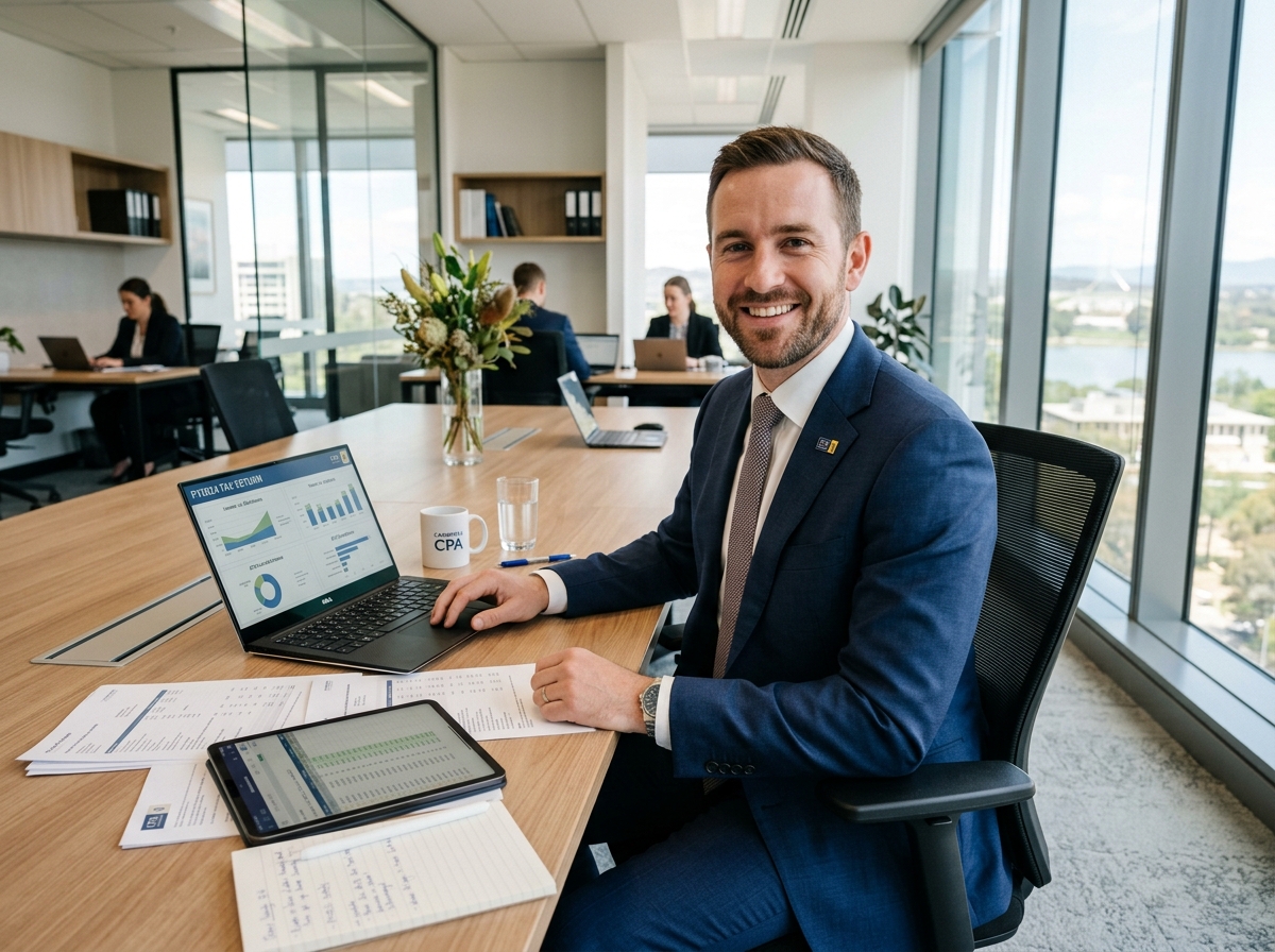 Professional accountant providing accounting and tax services in Australia